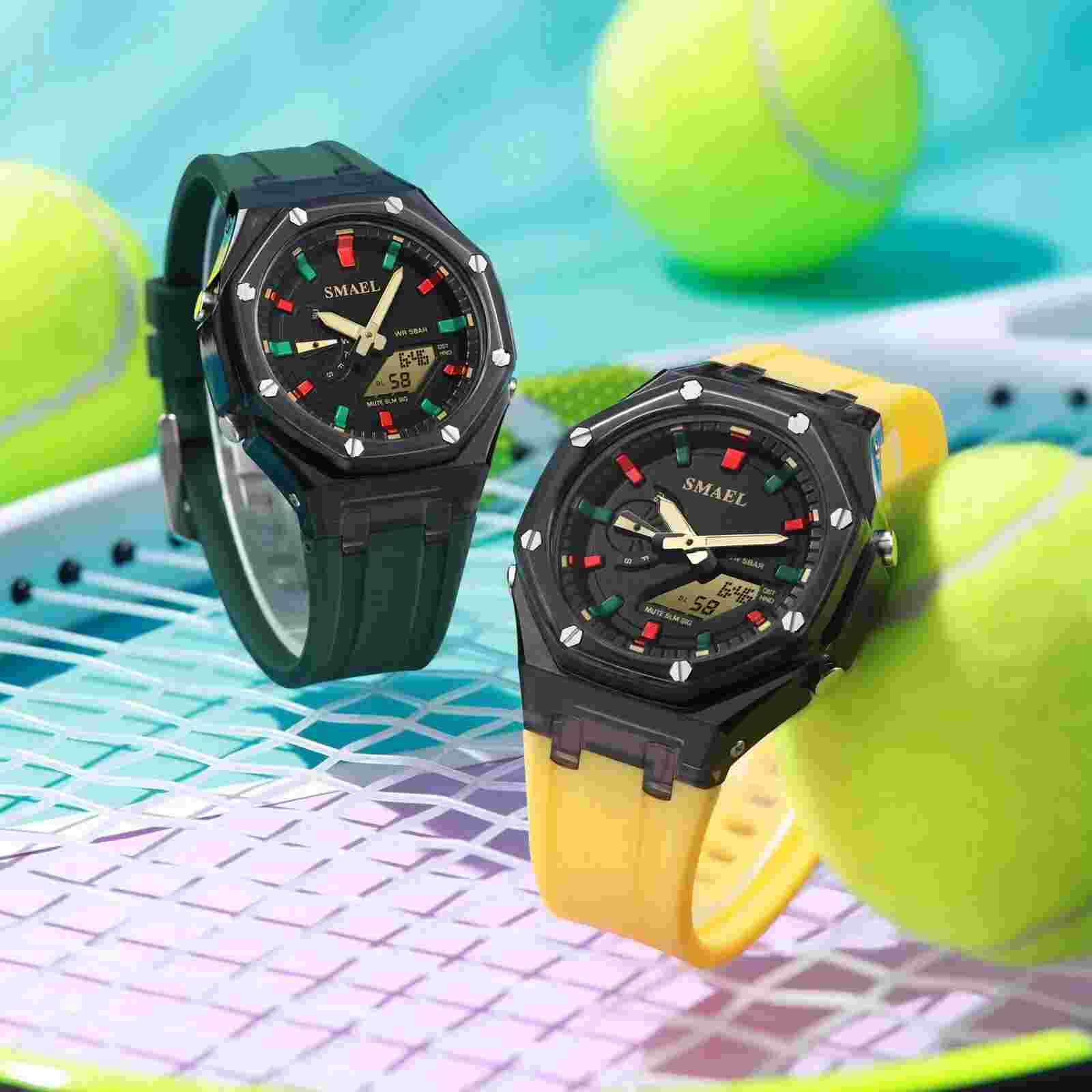 SMAEL Digital Watches Waterproof Quartz Sport Watch For Men