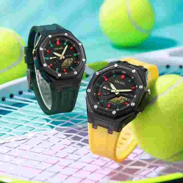 SMAEL Digital Watches Waterproof Quartz Sport Watch For Men