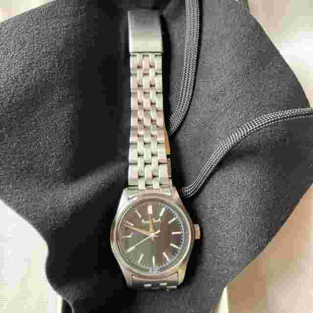 Margaret Howell watch dial black