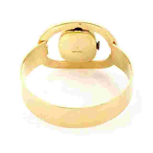 Gucci Vintage 18k Yellow Gold Ladies Fancy Horse Stirrup Motif Wrist Watch