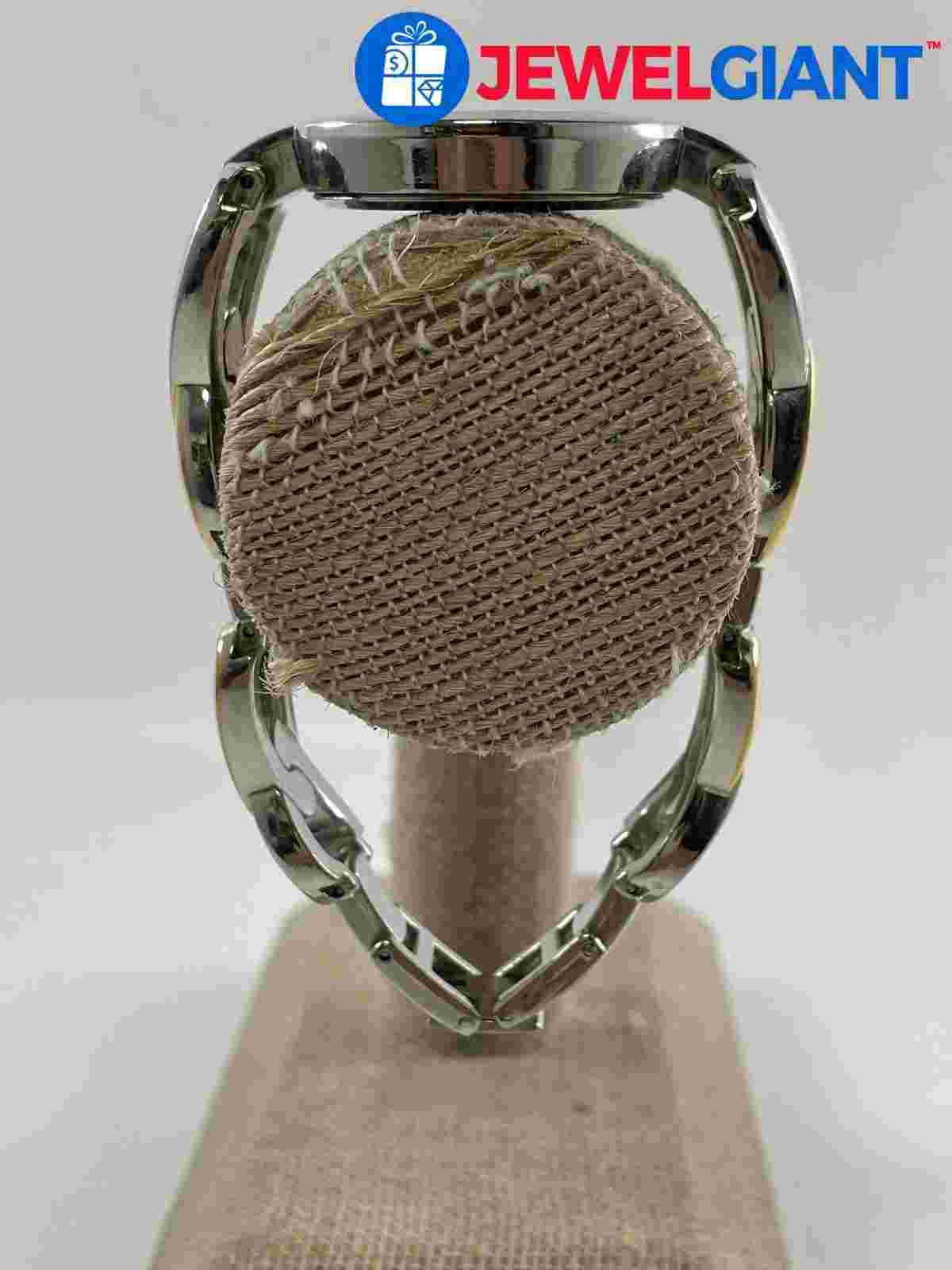 ATTENTION WATCH 8 INCH TWO-TONE STAINLESS STEEL NEEDS BATTERY  #FK550