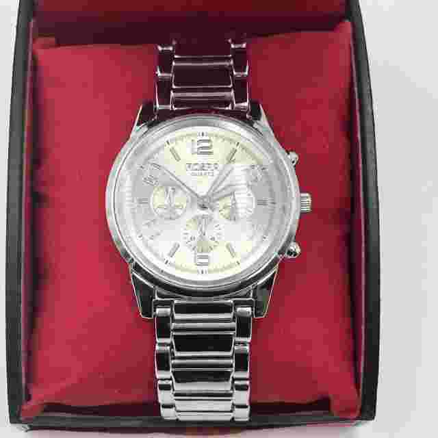 ROSRA Mens Watch - Stainless Steel - Silver Face - Untested                  B11