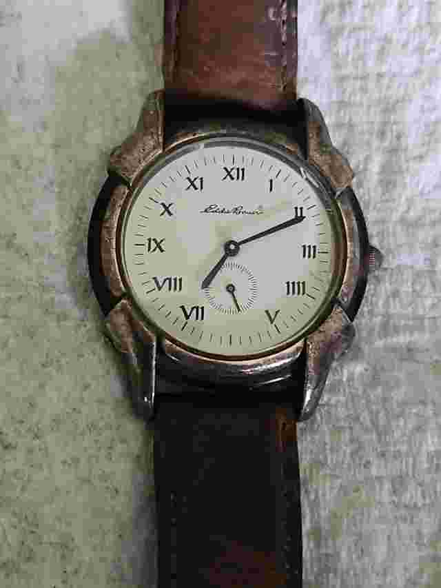 Eddie Bauer Vintage Tort Shell Watch #621 1195 #42102 Japan SS Back 5 ATM/165WR