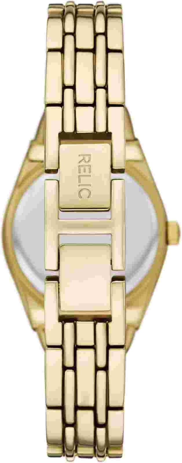 Relic By Fossil Women's Gold Tone Bracelet Watch ZR12672