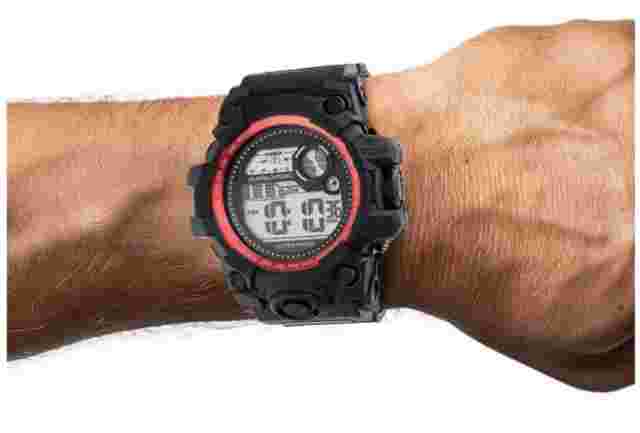 Activa X Invicta Men's 54.5mm Black/Red Shock Resistant Digital Sport Watch