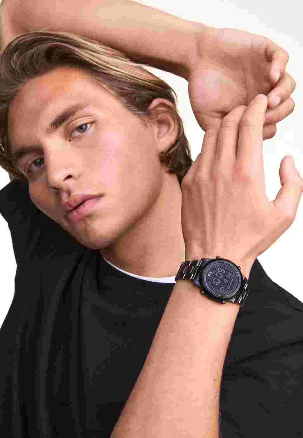Daniel Wellington Watch Retro Digital Dark Grey 42MM DW00100759 Men's