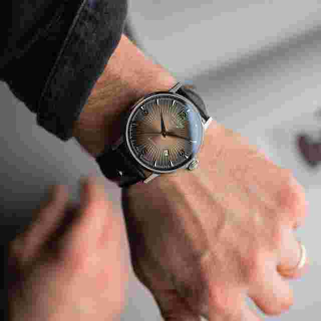 Bruno Söhnle Glashütte Stuttgart Automatik II Big Wristwatch Made in Germany 17-