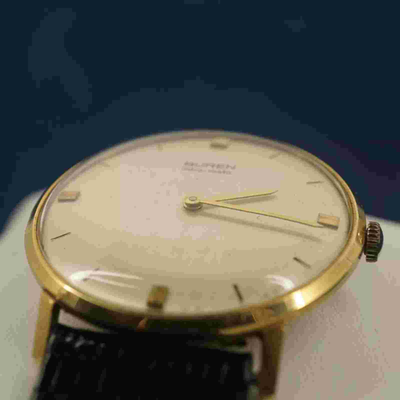 Buren Intramatic 18k Automatic 30 Jewel Wristwatch - Free Shipping USA