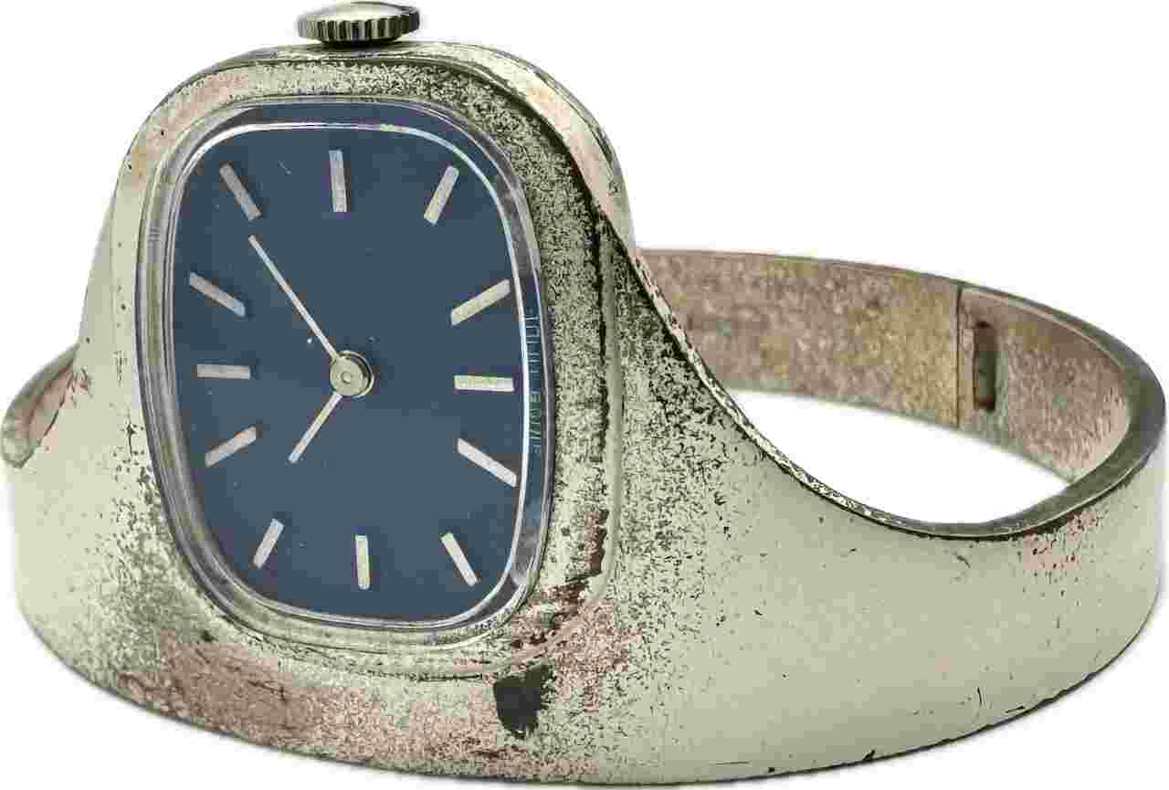 Vintage Nastrix 848-MI 17 Jewel Men's Mechanical Wristwatch Swiss .925 Silver