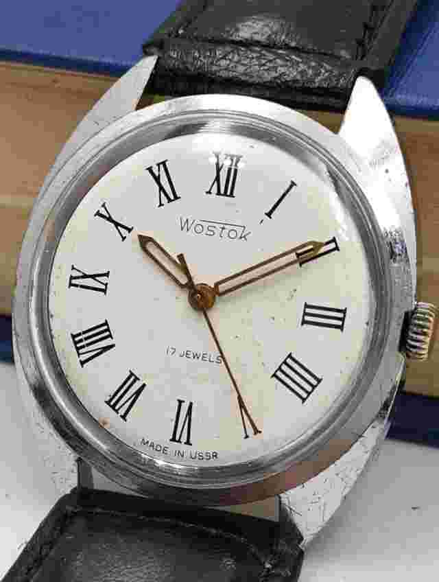 Watch Men's Vostok Wostok Vintage USSR Mechanical 2409 Retro Soviet Serviced