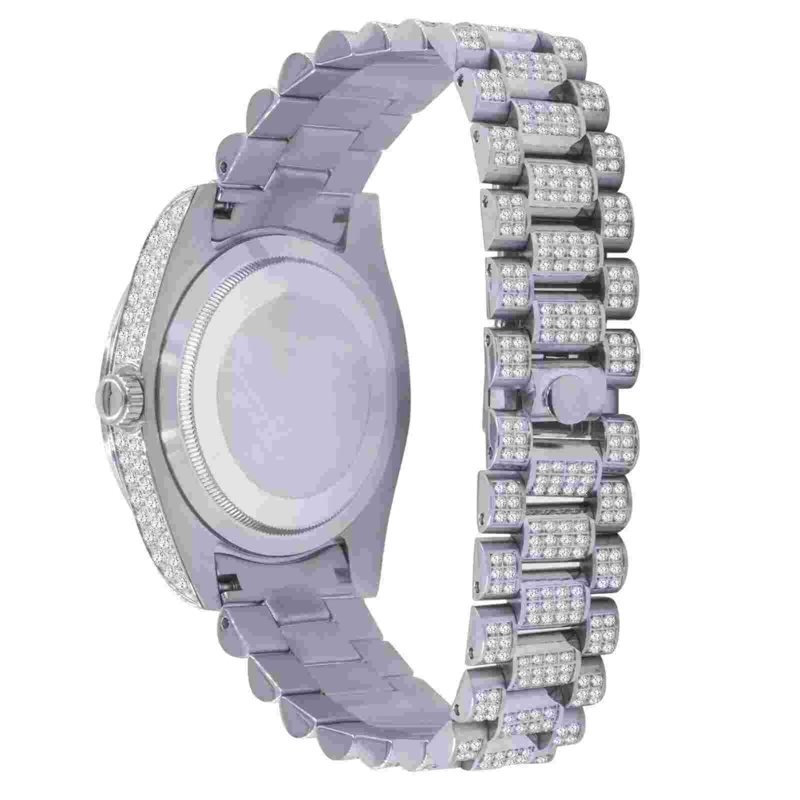 ICEMAN MOISSANITE DIAMOND WATCH Hip Hop Passes Tester - Fast Delivery✅