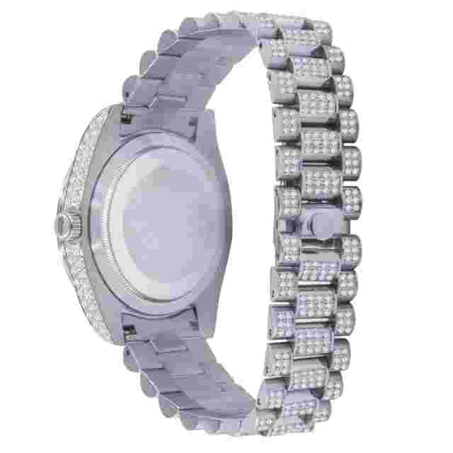 ICEMAN MOISSANITE DIAMOND WATCH Hip Hop Passes Tester - Fast Delivery✅