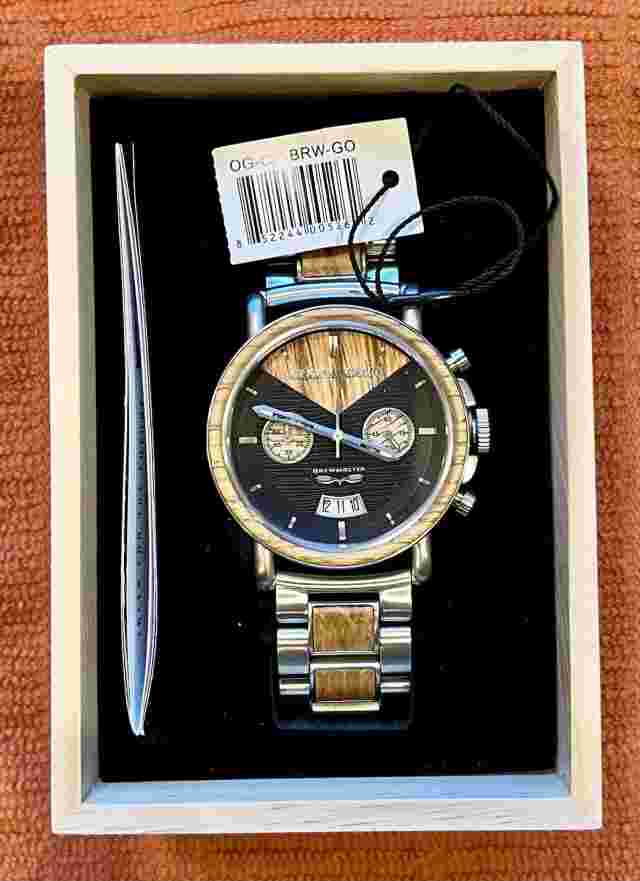 Limited Edition Original Grain Men’s Brewmaster Chronograph Watch