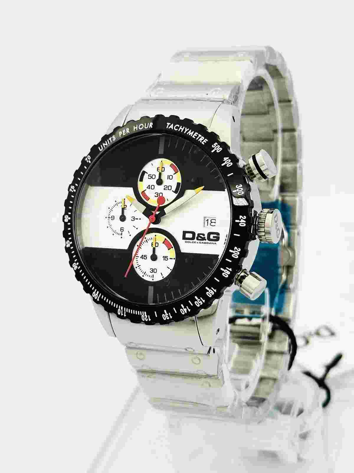 D&G Dolce and Gabbana DW0374 MEN'S D&G RUGBY CHRONOGRAPH WATCH