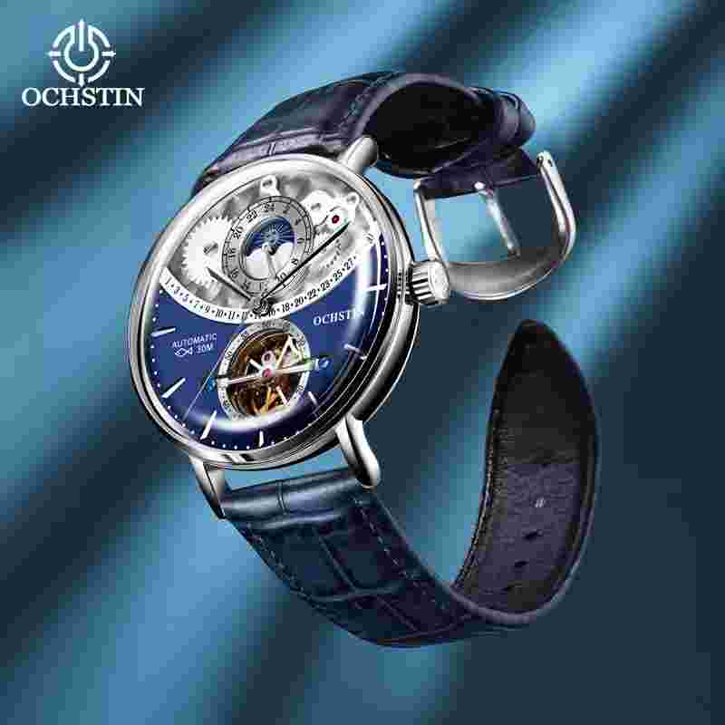 Augustden Mechanical Watch Men's Tourbillon Automatic High-End Watch
