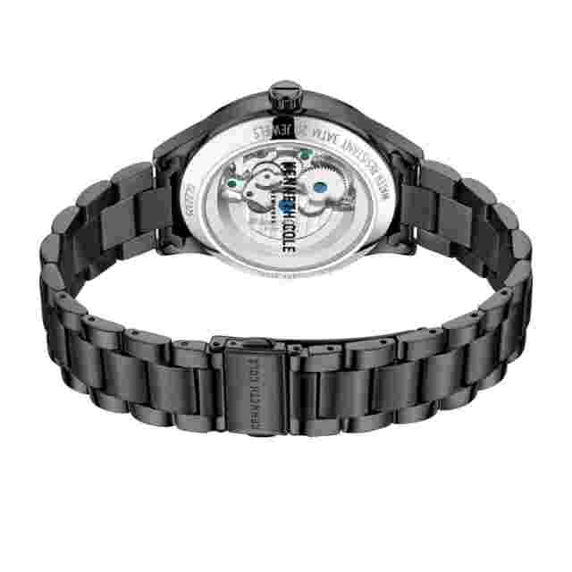 Kenneth Cole Automatic Black Stainless Steel Unisex Watch KCWGL2232505