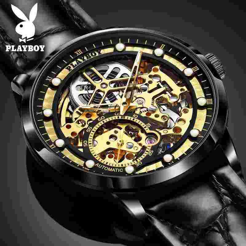Playboy Mechanical Watch Hollow Fashion Men's High-End Watch