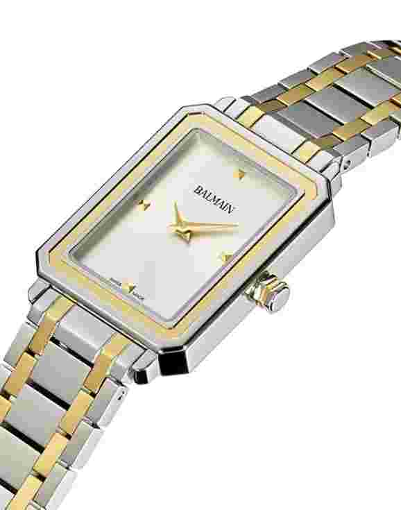 NEW Balmain Women's Swiss Eirini Two-Tone Stainless Bracelet Watch B43823926