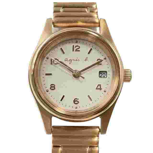 agnes b. FCSD986 Ladies Solar Watch Waterproof for everyday use Used