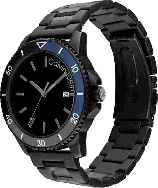 [Calvin Klein] Watch Aqueous 25200382 Men's Black