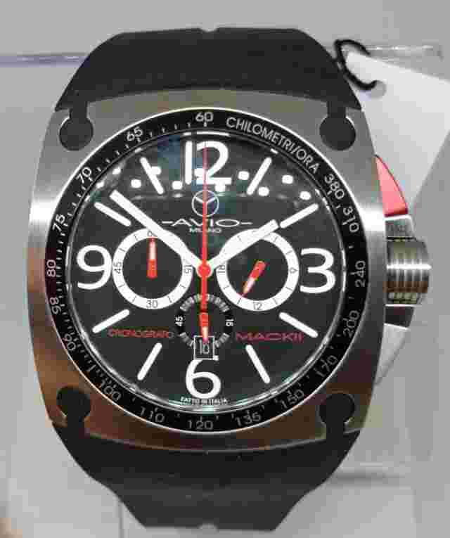 Men's Watch, AVIO MILANO, Chrono, Model Mack II, Case, XL 1 31/32in, Series