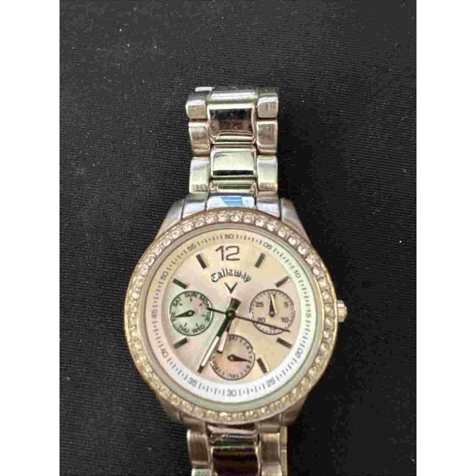 Callaway Golf FMDCY216 Women’s Quartz Analog Watch – Gently Used – Needs Battery