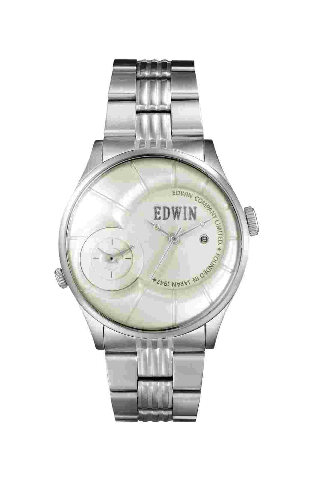 Edwin Vintaged Women's 3 Hand Watch Stainless Steel Case With Stainless Steel