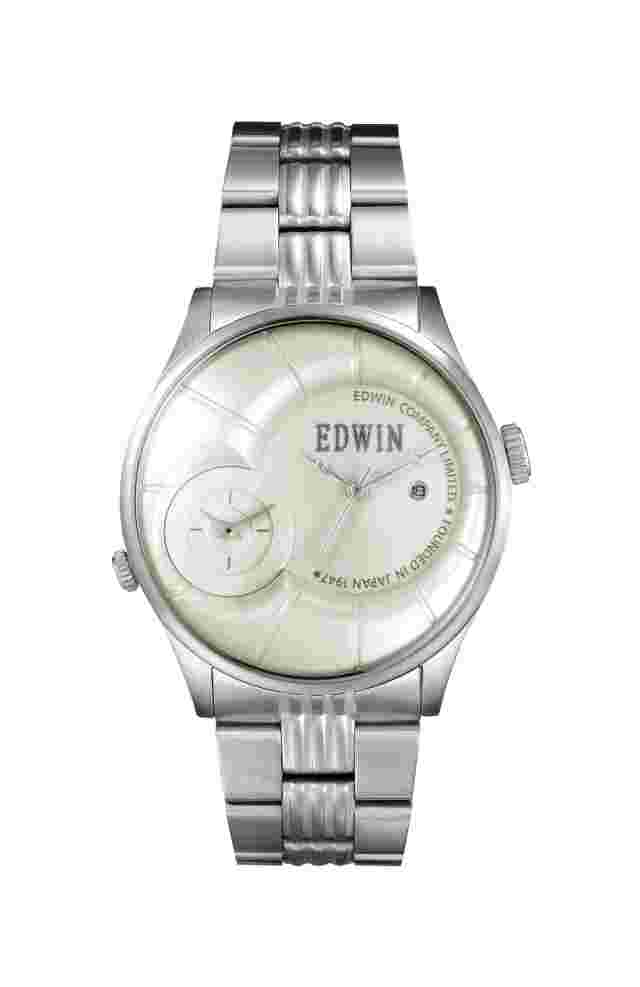 Edwin Vintaged Women's 3 Hand Watch Stainless Steel Case With Stainless Steel