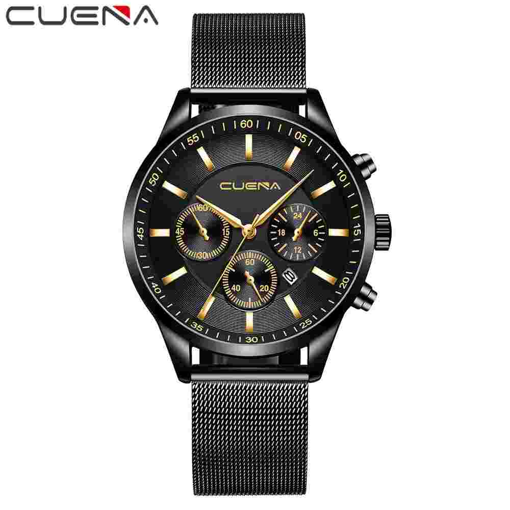 Waterproof Men's Watch Stainless Steel Quartz Luminous Classic Watches