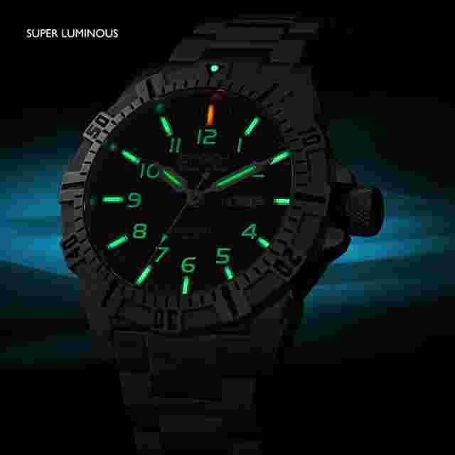 EPOCH Men Pilot Watch Military Watches Quartz Wristwatch 10ATM Luminous Sport