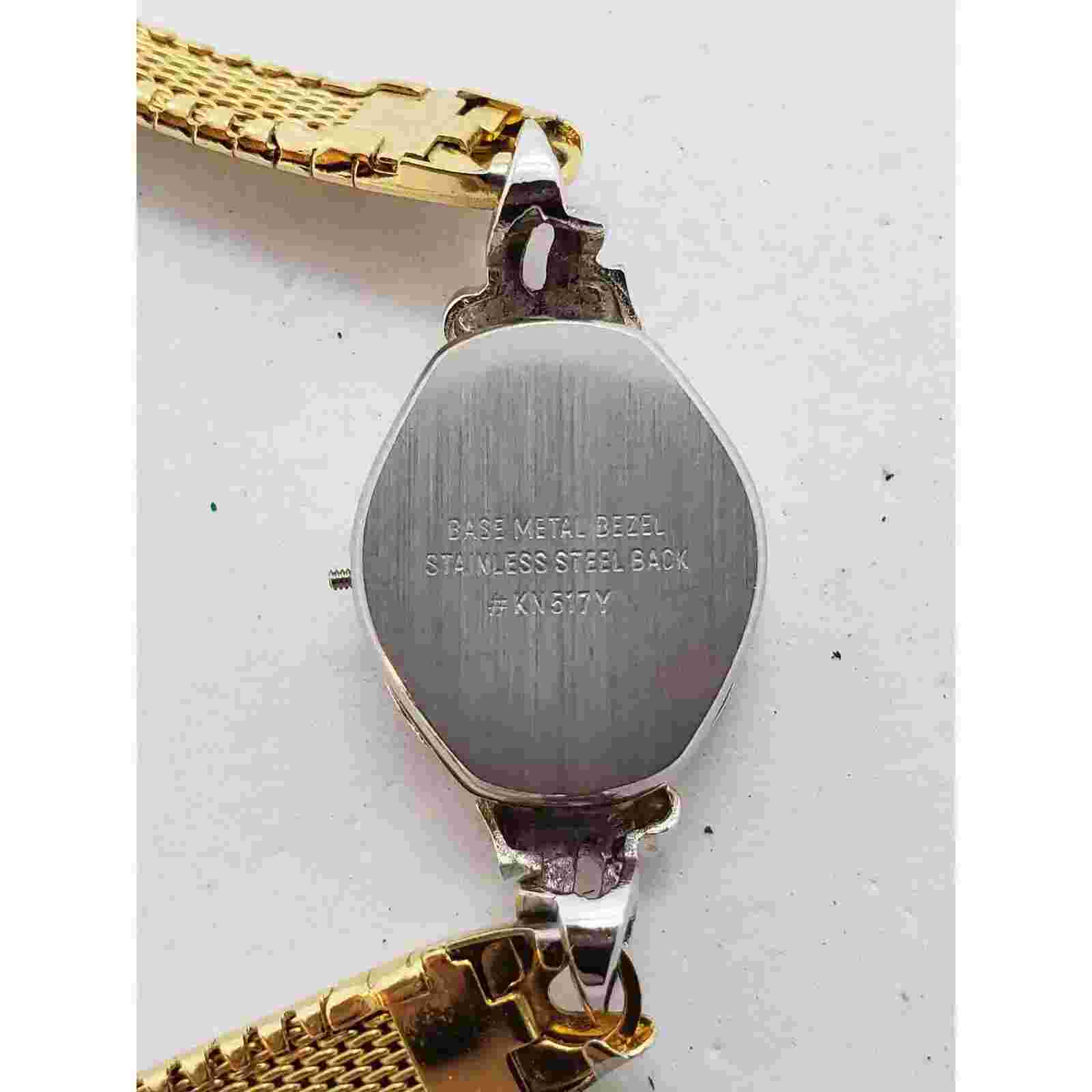 Geneva limited edition women's dress watch. KN517Y. Jeweled bevel. Sold as is
