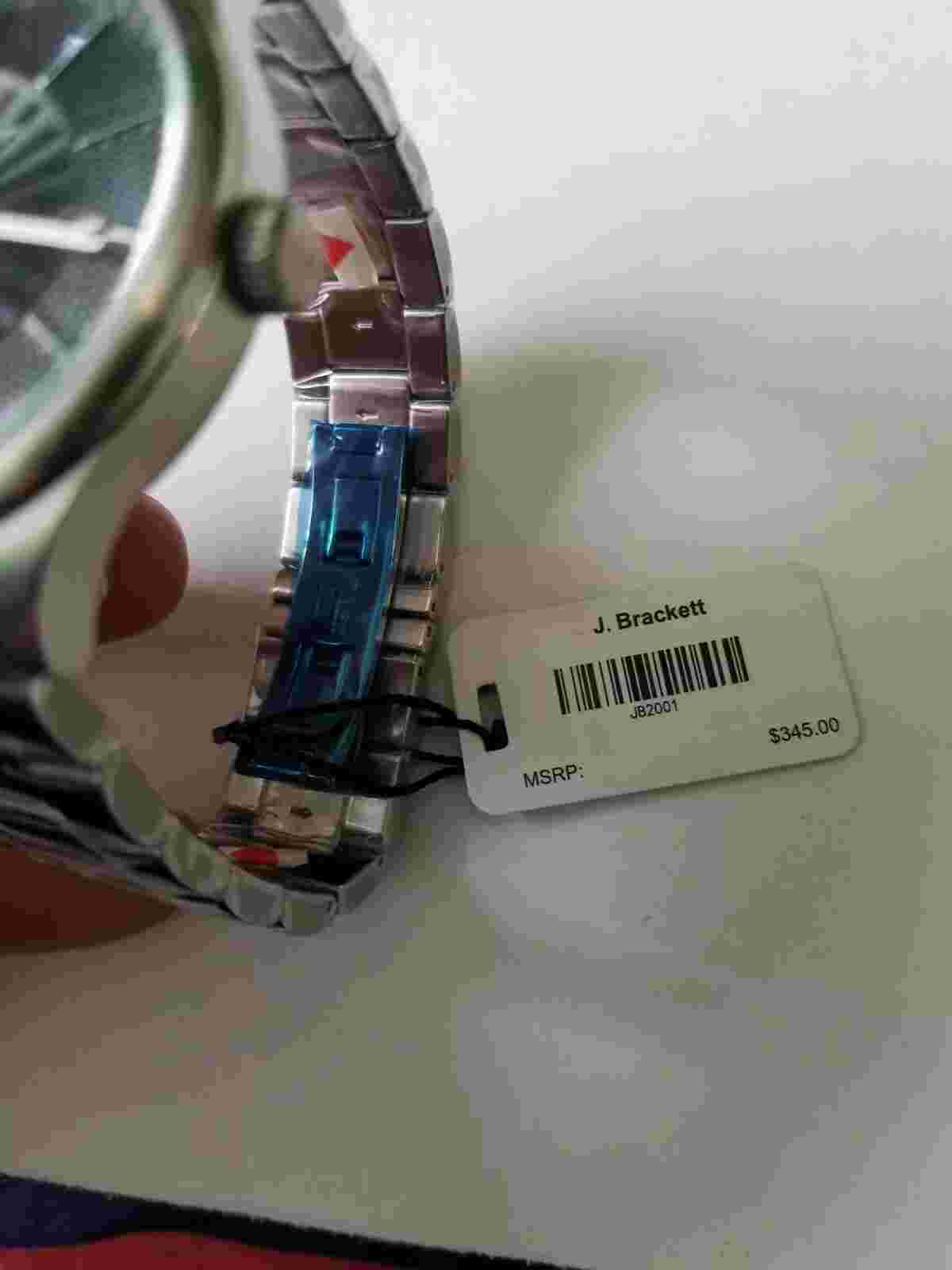 J. Brackett JB2001 NAVIGLI Automatic Mens Watch Stainless Steel 43mm