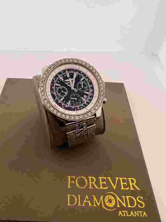 BRIETLING BENTLEY 15.95 CTW  DIAMOND WATCH
