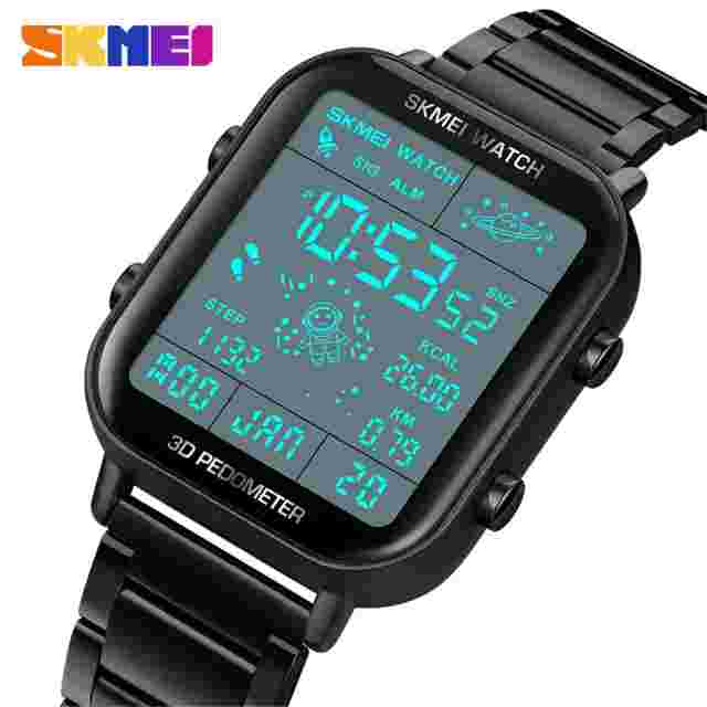 SKMEI Men Watch Astronaut Digital Wristwatch Pedometer Calorie Calculate Watches