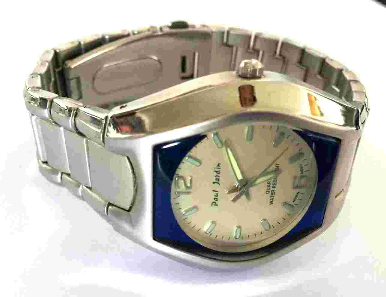 PAUL JARDIN QUARTZ JAPAN MOVEMENT MANS WRIST WATCH RUNS