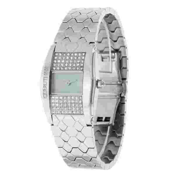 CERRUTI LADIES C ANALOGUE SWISS SS QUARTZ WATCH NEW MOTHER MOP CT67112X403032