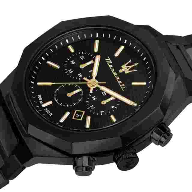 Maserati Stile R8873642005 Black Stainless Steel Men's Watch