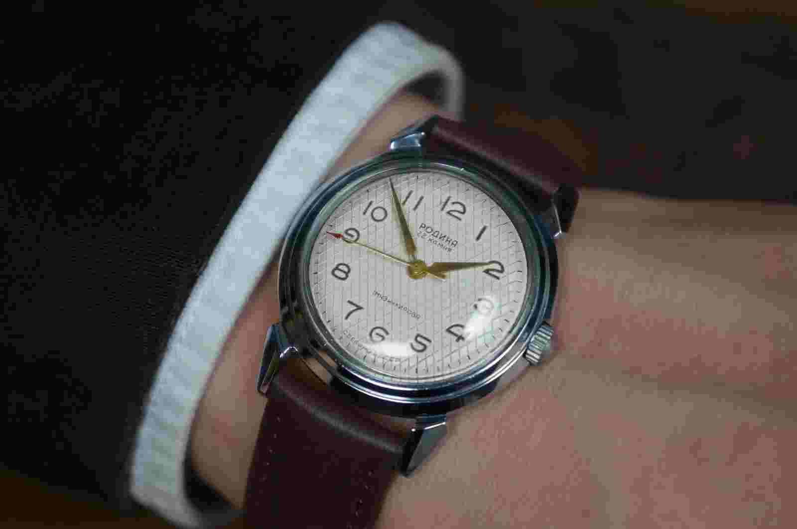 Rodina watch, USSR watch, mens vintage watch, Retro watch, old watch, 1950s
