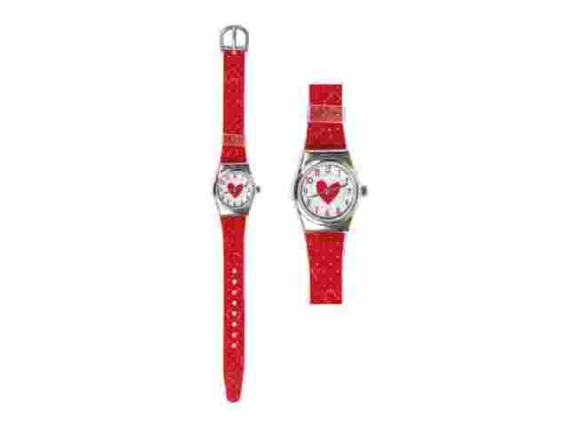 BB Klostermann Child's Watch Heart Red Girls Wrist Watch Quartz Analog Watch