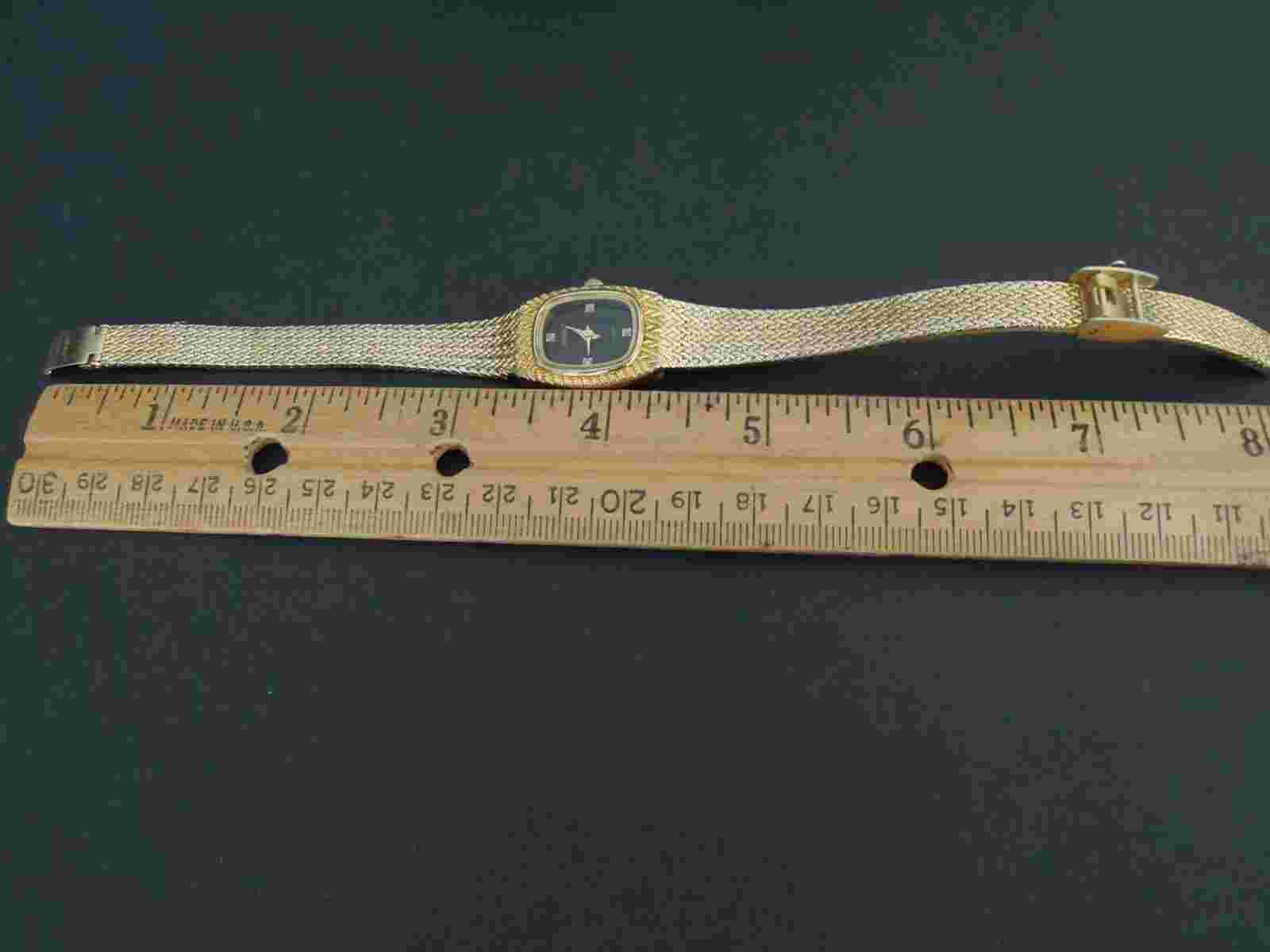 Xavier Masterpiece Ladies Quartz Dress Watch  Golden tone diamond embellishments