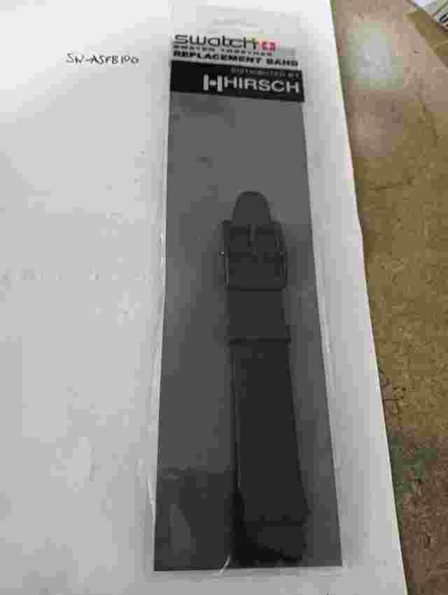 Swatch Hirsch Watch Strap - SW-ASFB100- NEW