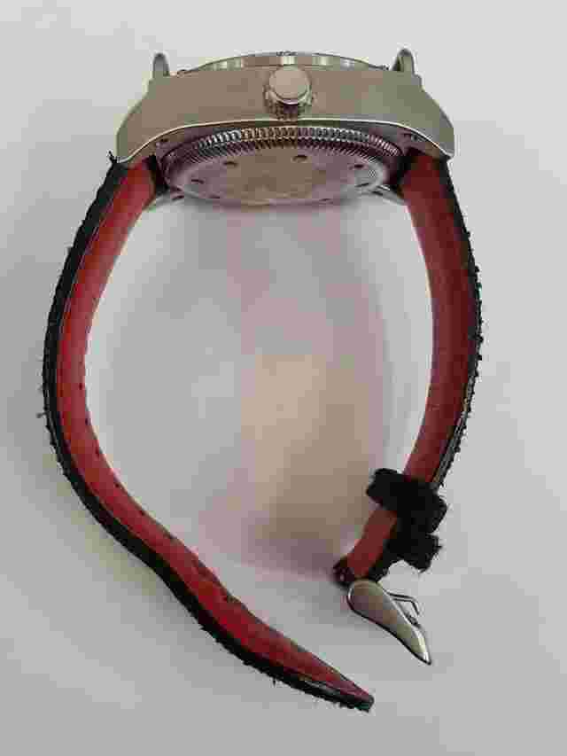 Shield SH0601 Pilecki Bubbleback Watch Square Dial Red & Black Band