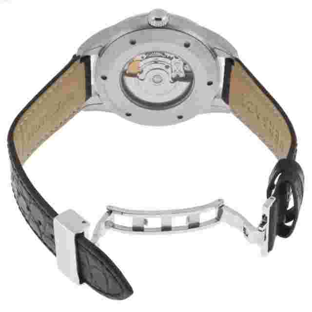 Versace Limited Edition Men's Diamond Automatic Black Genuine Leather and Dial