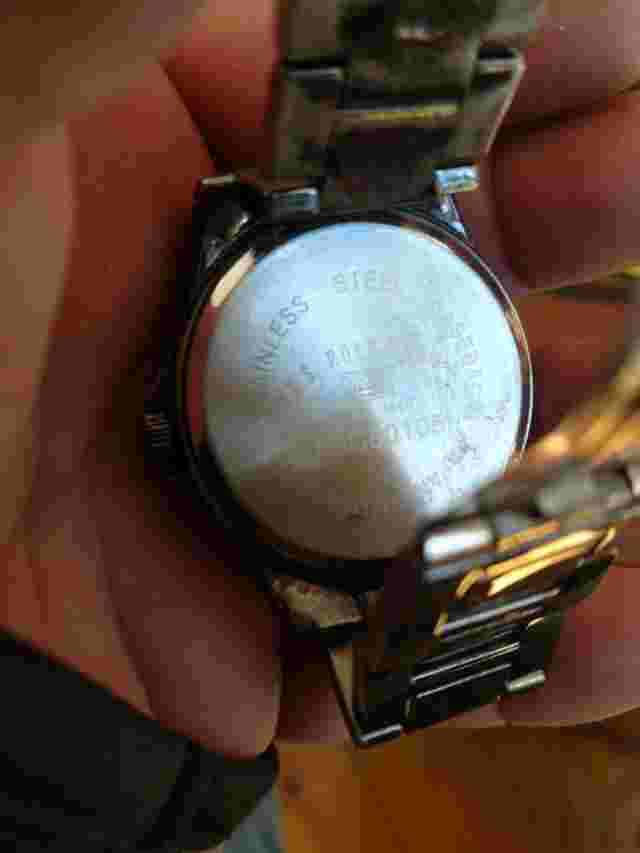 US Polo Assn Men's black watch needs battery