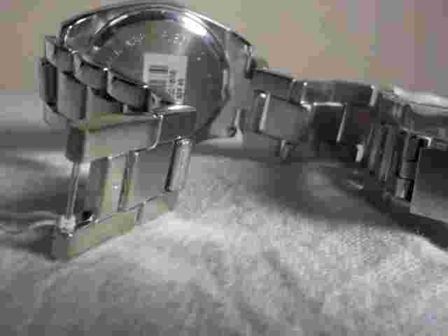 NY & CO MENS SILVERTONE METAL WATCH W/TAGS NEVER WORN HAS NEW BATTERY