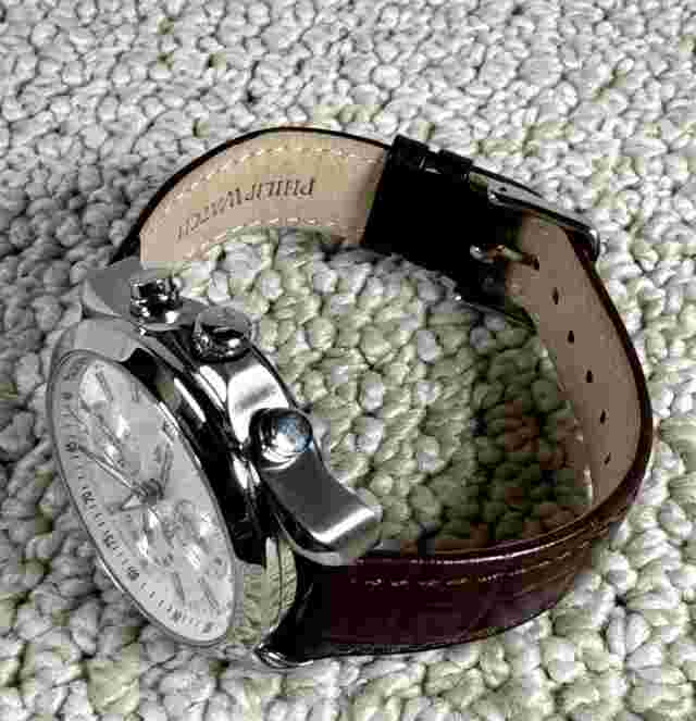 Philip Watch Swiss Chronograph Automatic Valjoux 7750 New in box, Very Rare