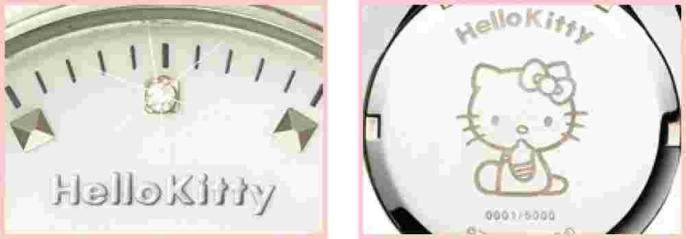 NEW Hello Kitty 35th Luxury White Ceramic Diamond Jewlry Watch  from Japan F/S