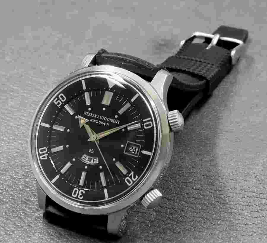 Orient Weekly Auto Orient King Diver Ref.T19410 Vintage SS Automatic Mens Watch