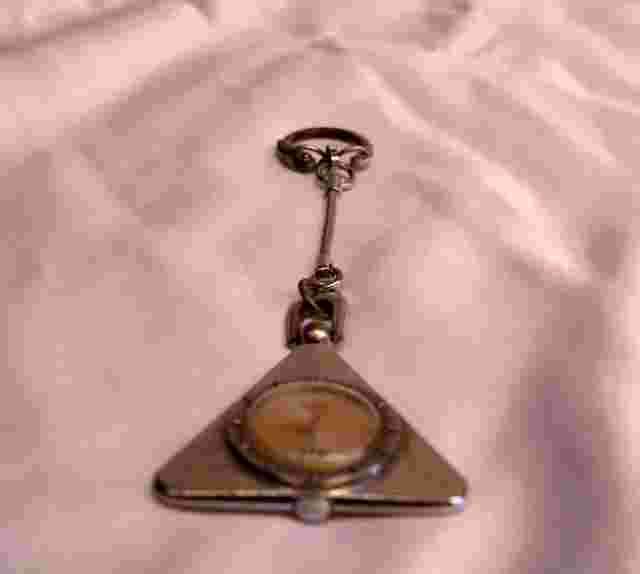 MAGNIFICENT 1960'S CAMY AUTOMATIC SWISS 17 RUBIES POCKET WATCH, KEY HOLDER