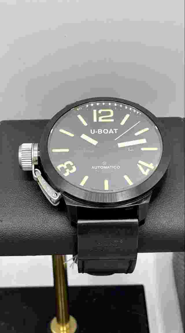U-BOAT Classico 53 Limited Edition /1000 Black PVD Swiss ETA 2824 Automatic 53mm